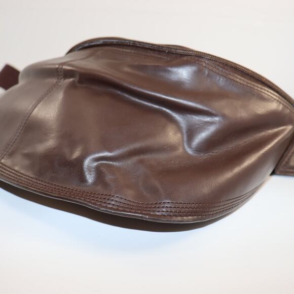 Timberland Brown Leather Crossbody Messenger Bag – Broken Clip - Picture 4 of 6